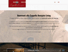 Tablet Screenshot of cappellabonajuto.com